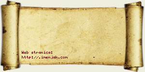 Jovana Biković vizit kartica